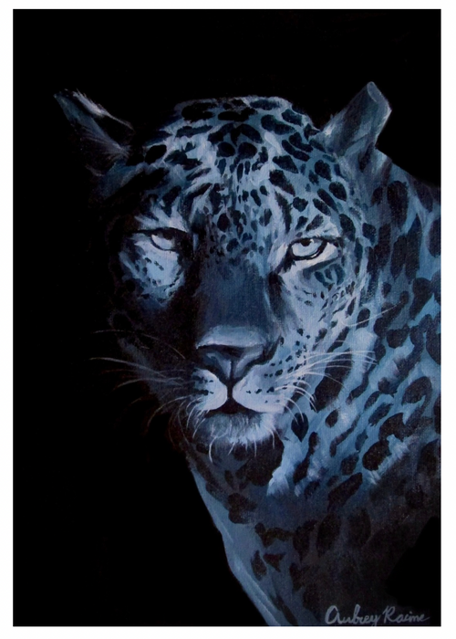 Acrylic “Leopard” print